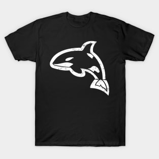 Distressed Orca Killer Whale T-Shirt